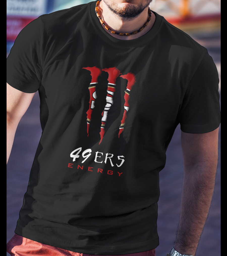 49Ers Energy Monster Claw T-Shirt