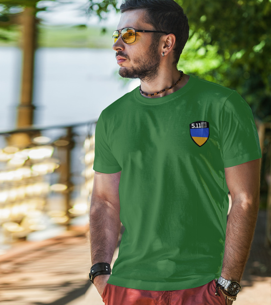 5.11 Tactical Shield Blue Yellow T-Shirt