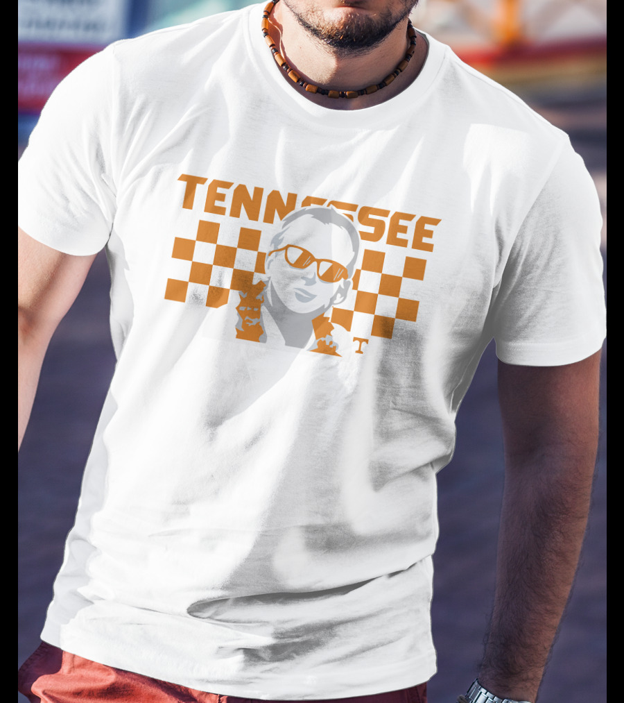 Tennessee Basketball Checkerboard Sunglasses T T-Shirt