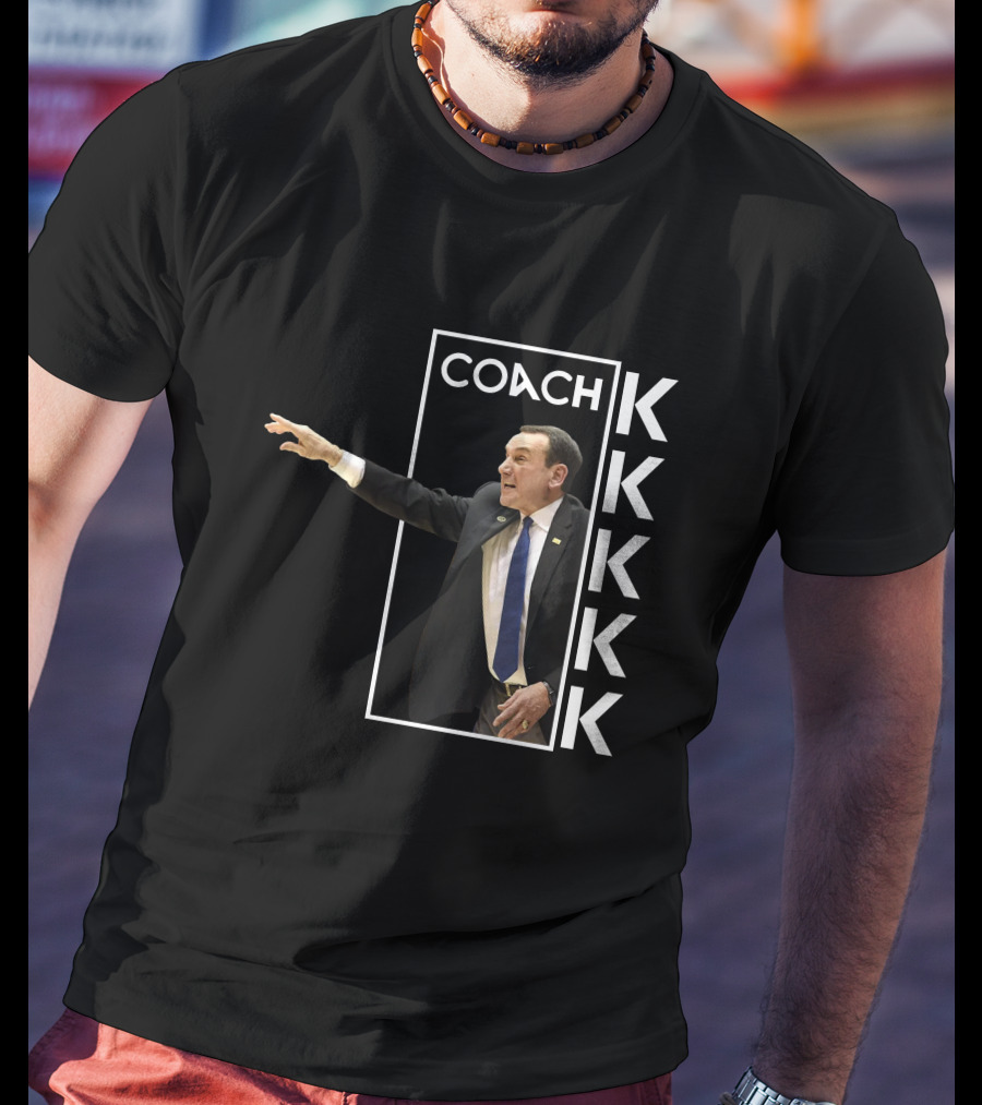 COACH K Duke Basketball Legend T-Shirt