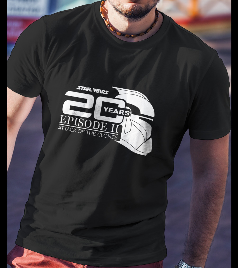 Star Wars Episode II Attack Of The Clones 20 Years T-Shirt