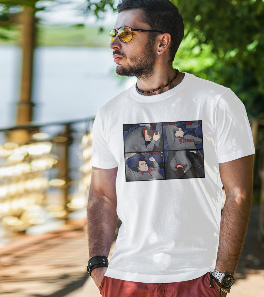 Pardon My Meltdown Wisconsin Fans Comic Panel T-Shirt