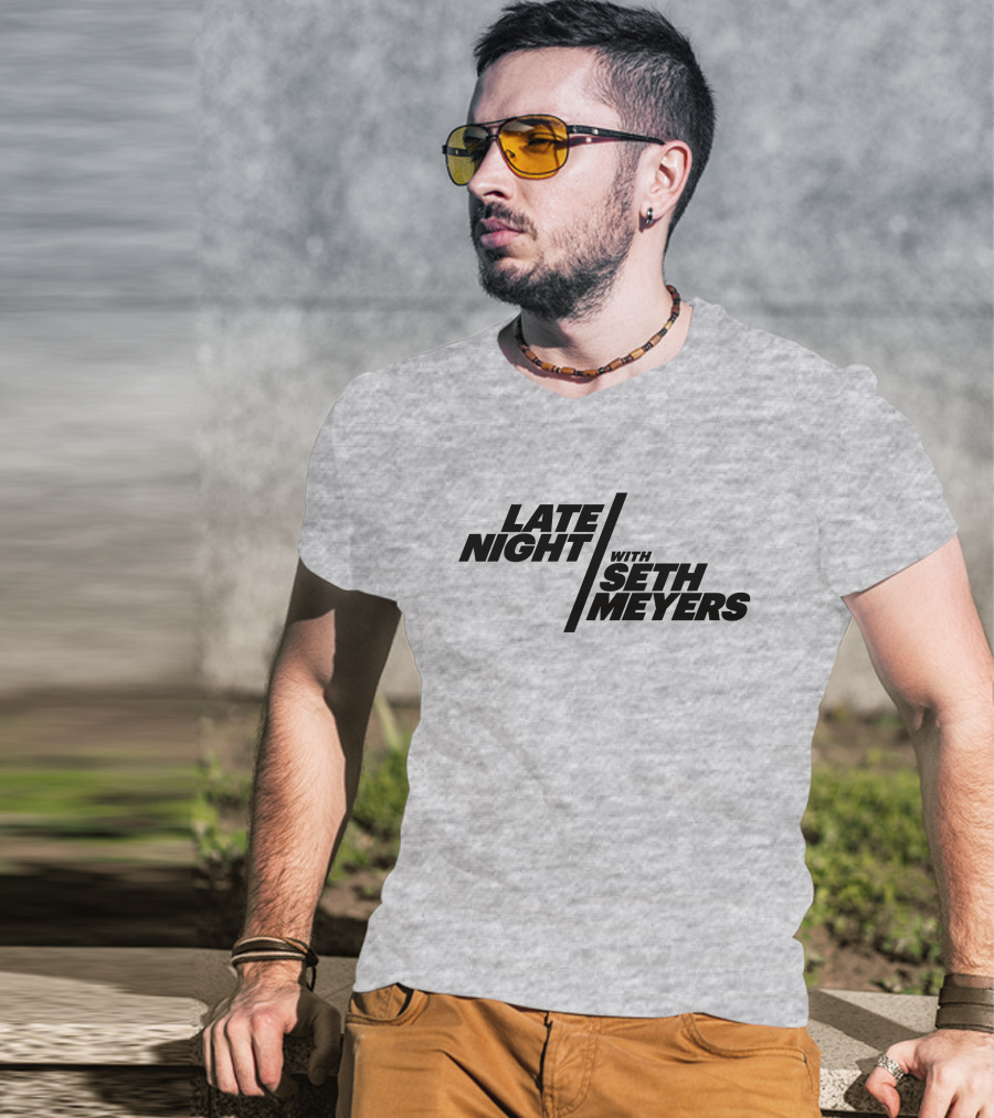 Late Night With Seth Meyers Mark Duplass Interview T-Shirt