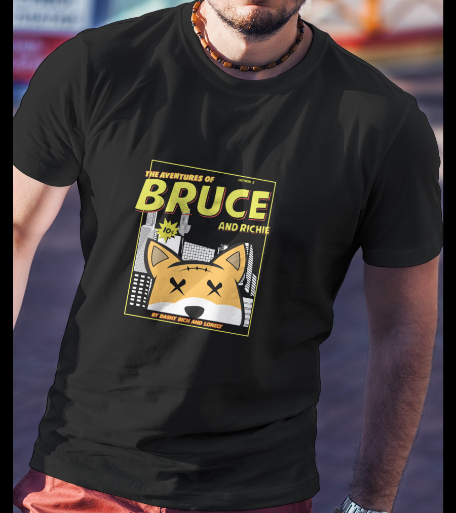 The Aventures Of Bruce And Richie Edition 2 By Dashy Rich And Lonely T-Shirt