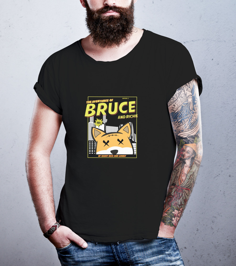 The Aventures Of Bruce And Richie Edition 2 By Dashy Rich And Lonely T-Shirt