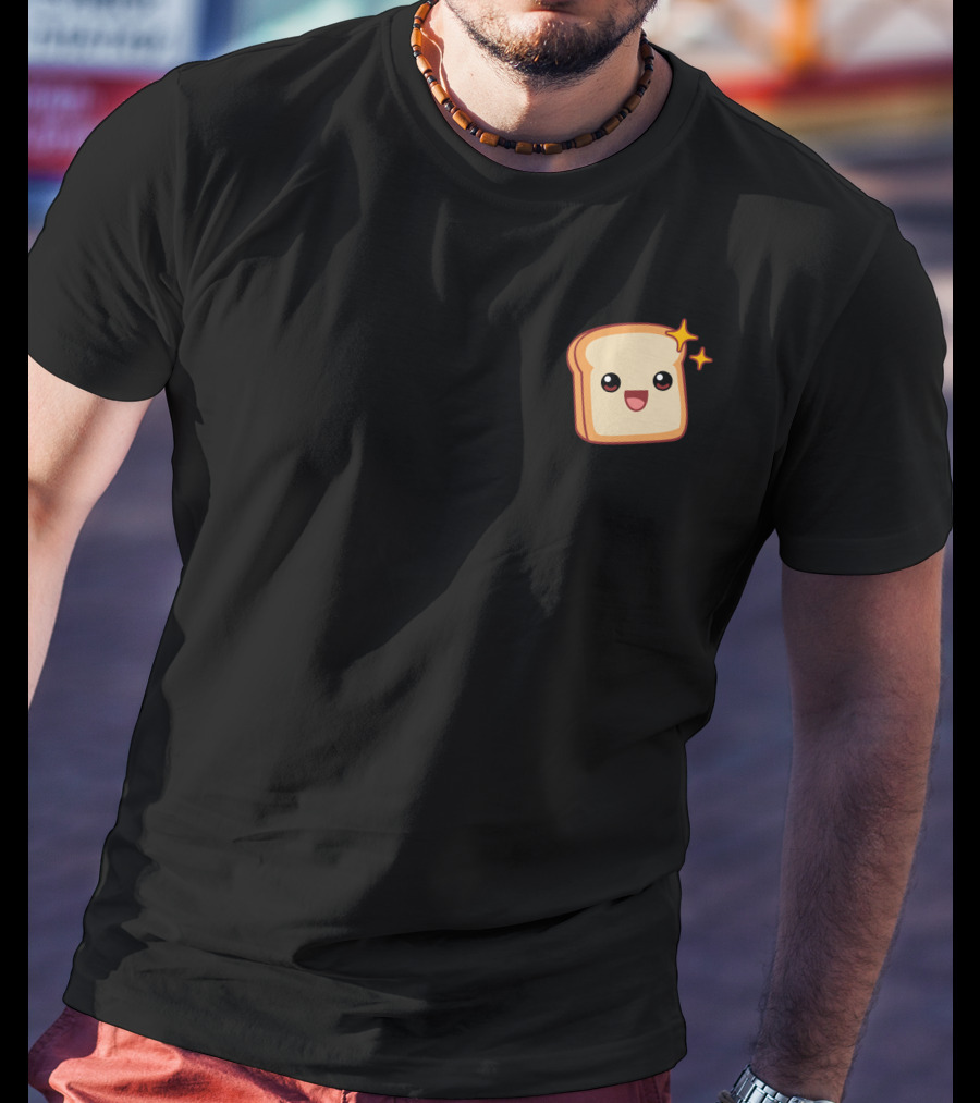 SP33DY X SIDEARMS FRIENDSHIP BREAD LIMITED TIME Toast Emoji T-Shirt