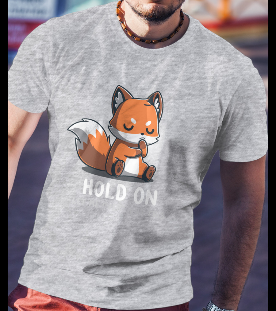 TeeTurtle Hold On Let Me Overthink This Fox T-Shirt
