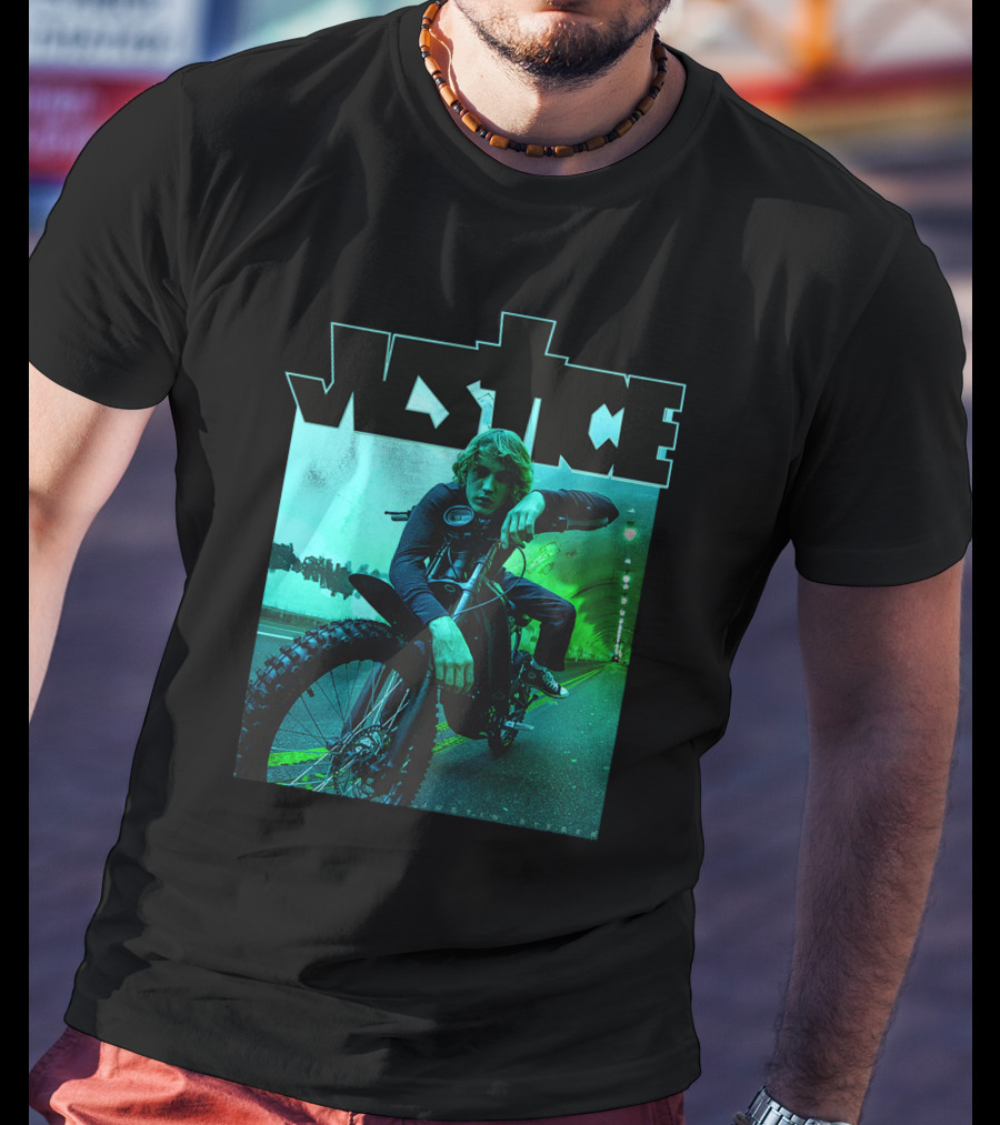 Justice Dirt Bike Photo Merch Justin Bieber T-Shirt