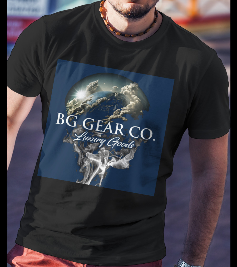 BG Gear Co. Luxury Goods Earth And Smoky Clouds T-Shirt