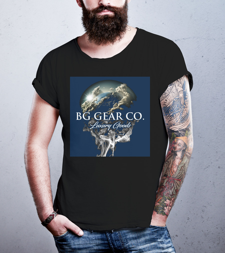 BG Gear Co. Luxury Goods Earth And Smoky Clouds T-Shirt