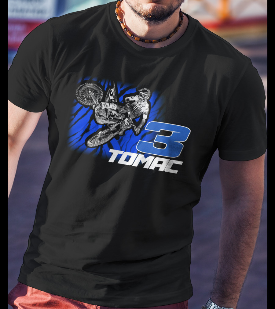 Eli Tomac 3 Motocross ET3 Merch T-Shirt
