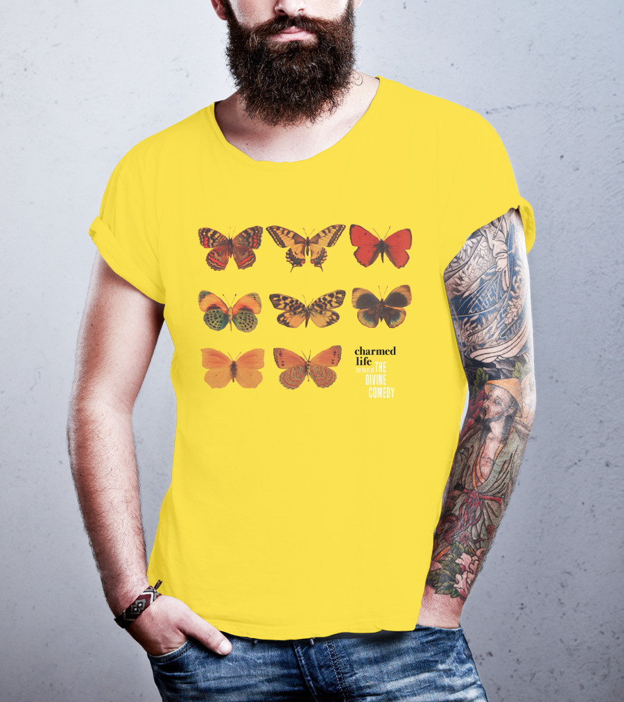 Charmed Life The Best Of The Divine Comedy Butterflies T-Shirt