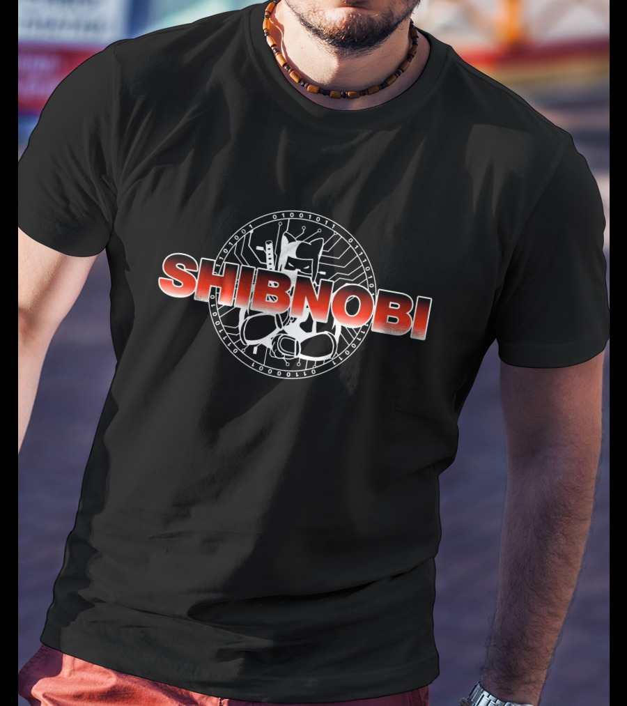 SHIBNOBI Binary Circuit Design Ninja T-Shirt