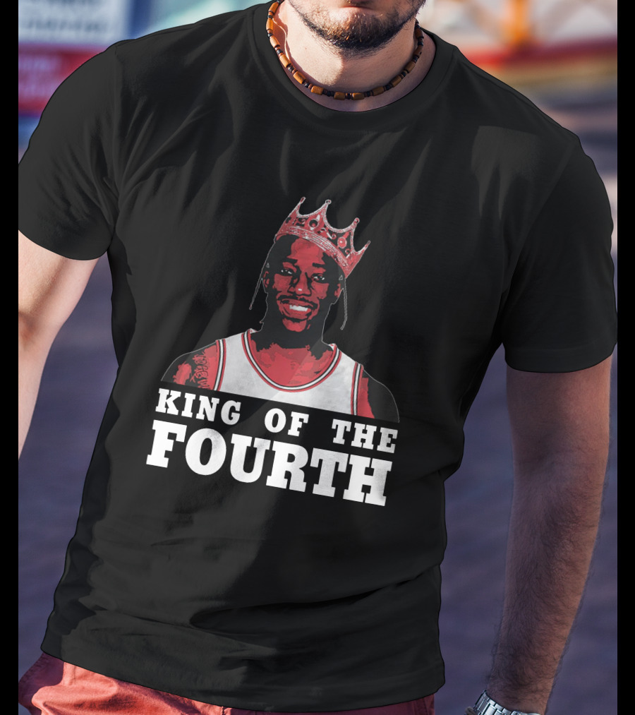 King Of The Fourth Basketball Crown T-Shirt