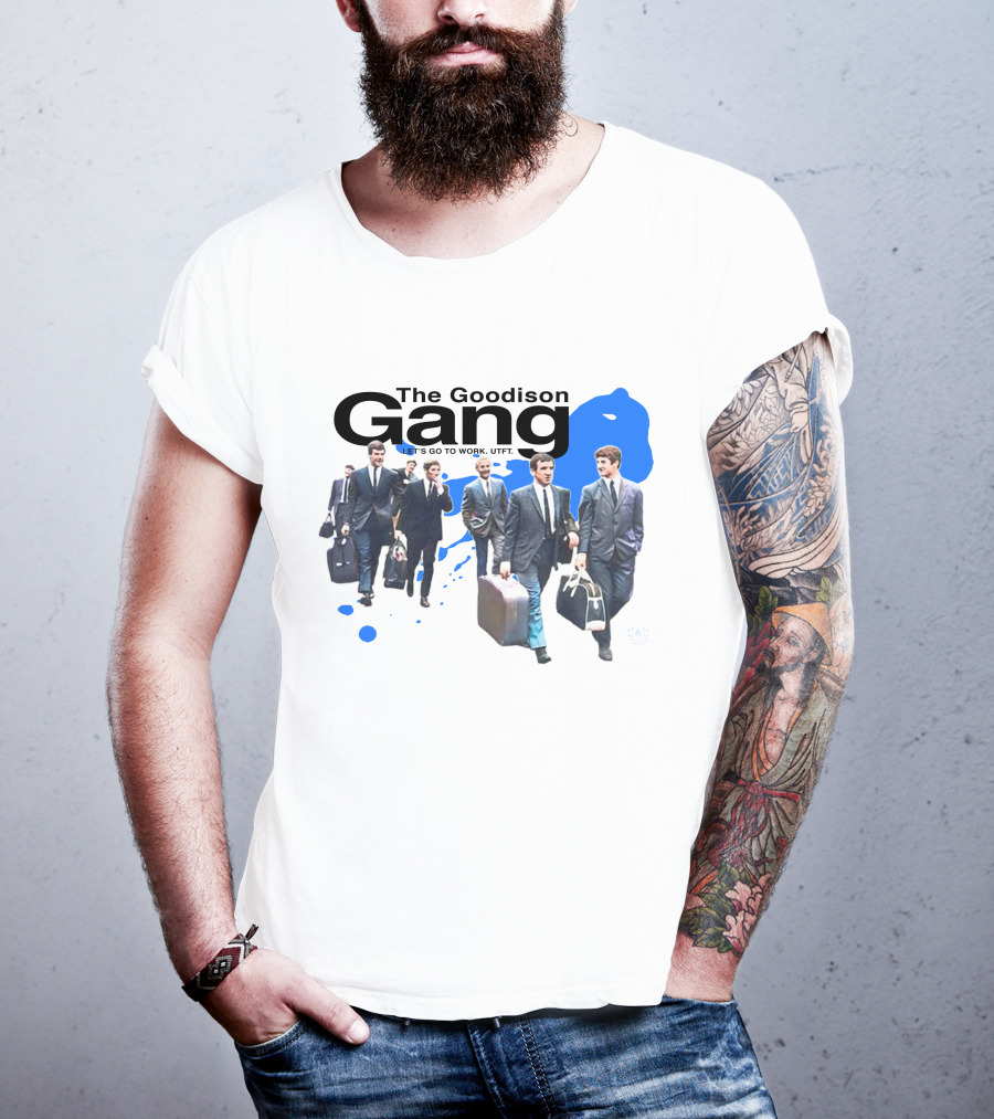The Goodison Gang Let's Go To Work UTFT Toffee TV Merch T-Shirt