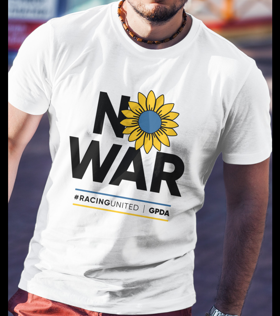 Racing United GPDA No War Sunflower Ricciardo F1 T-Shirt