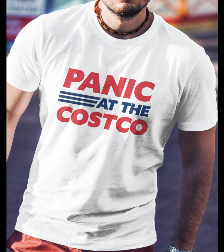 Panic At The Costco Trendy USA Playful Shopping T-Shirt