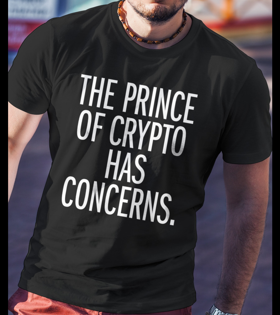 VitalikButerin The Prince Of Crypto Has Concerns T-Shirt