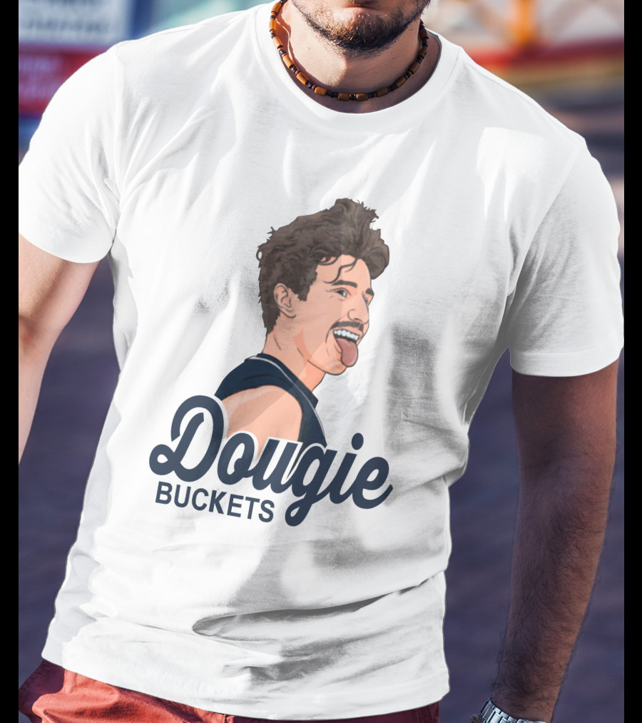 Peacocks Doug Edert Dougie Buckets T-Shirt