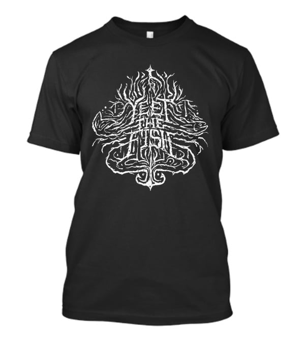 Yeet The Fish Black Metal Inspired Text T-Shirt