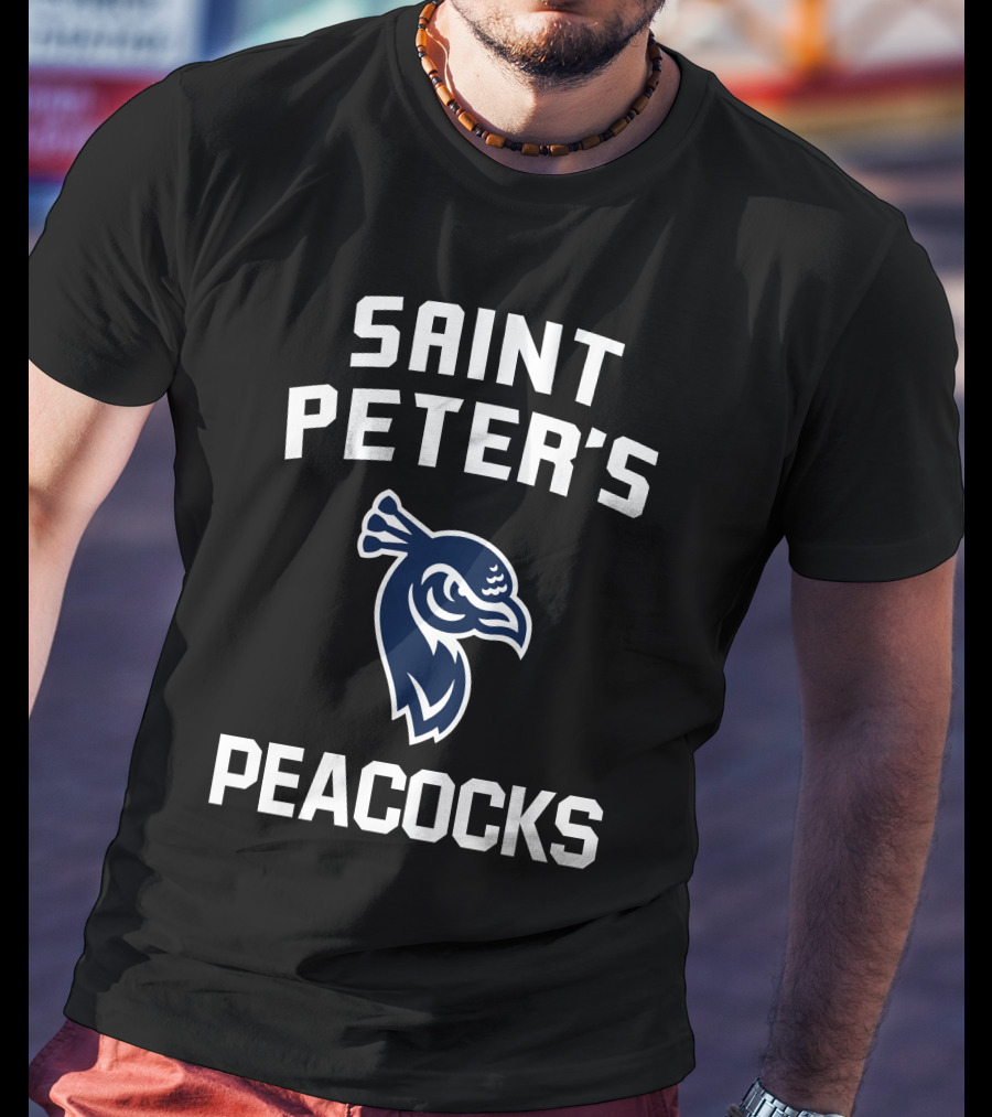 Saint Peter's Peacocks Eli Manning T-Shirt