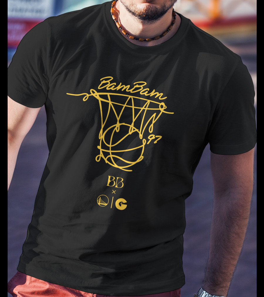 BamBam 97 BB X Golden State Warriors G Basketball Net T-Shirt