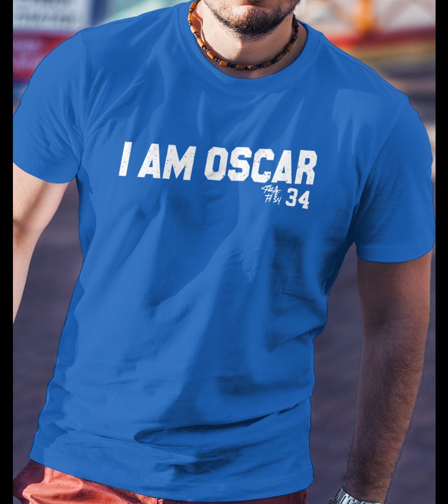 I Am Oscar Ha Se Wo 34 Royal T-Shirt