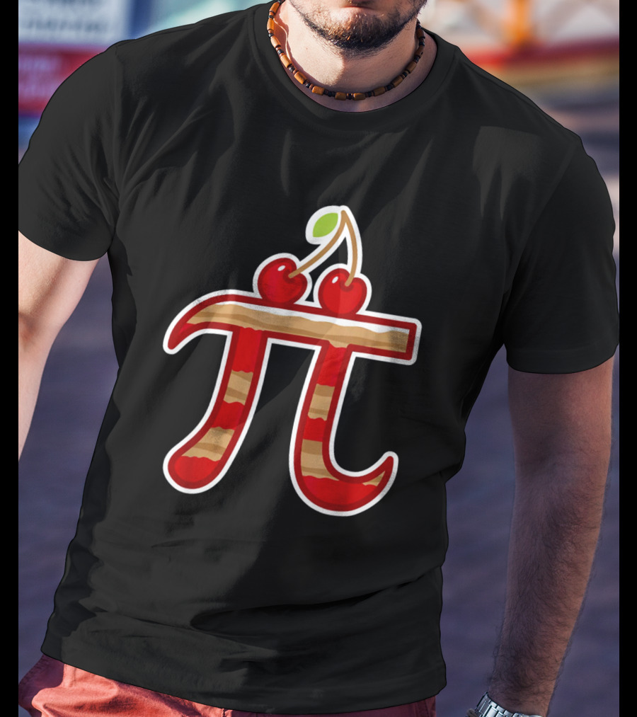 Cherry Pie Symbol For Mathematical Pi Day T-Shirt