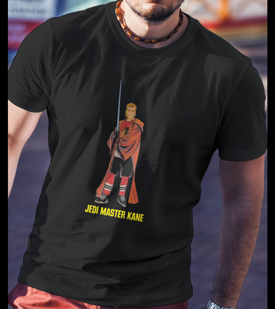Chicago Blackhawks Star Wars Night Jedi Master Kane April 3 T-Shirt