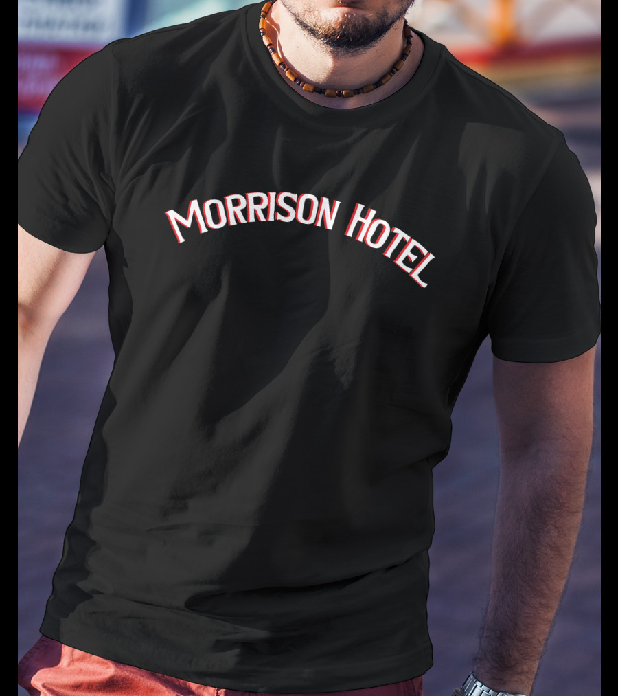 Morrison Hotel Album Cover The Doors Vintage Retro T-Shirt