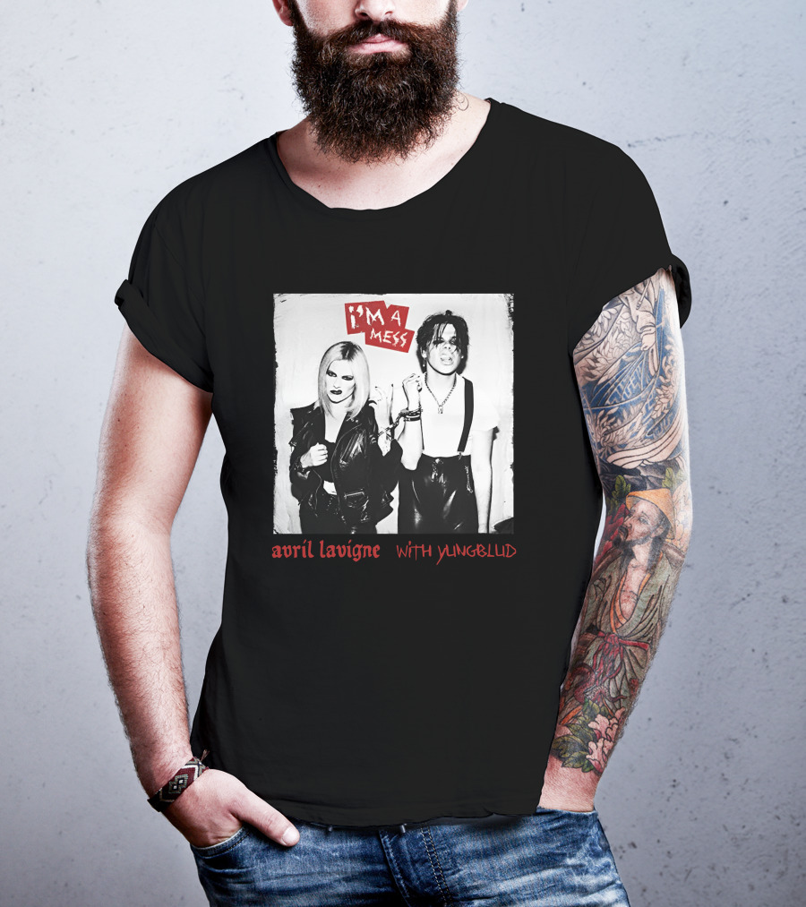 Avril Lavigne I'm A Mess With Yungblud T-Shirt
