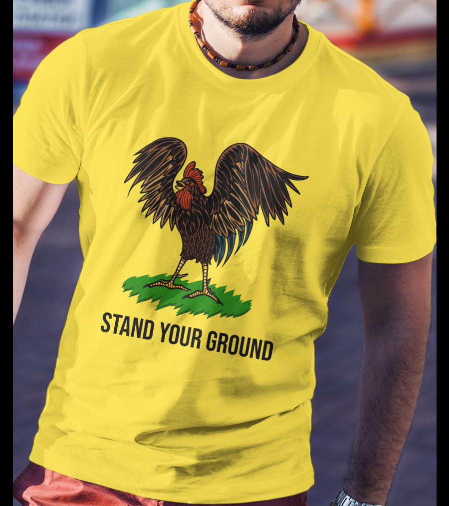 Tim Pool Stand Your Ground Rooster T-Shirt