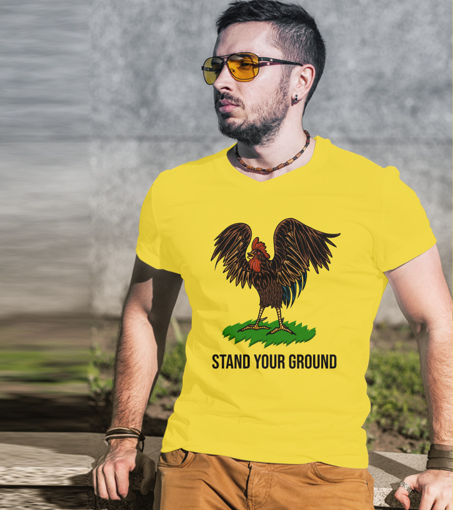 Tim Pool Stand Your Ground Rooster T-Shirt