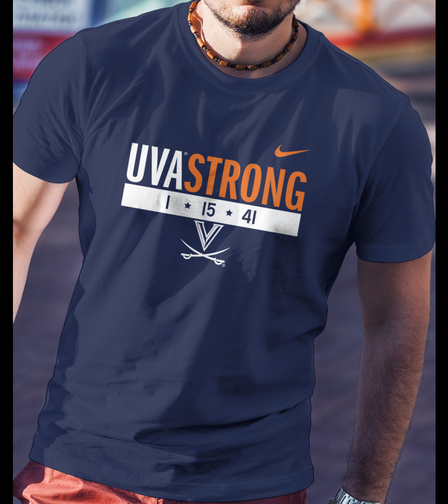 UVA Strong 1 15 41 Basketball Virginia Cavaliers T-Shirt
