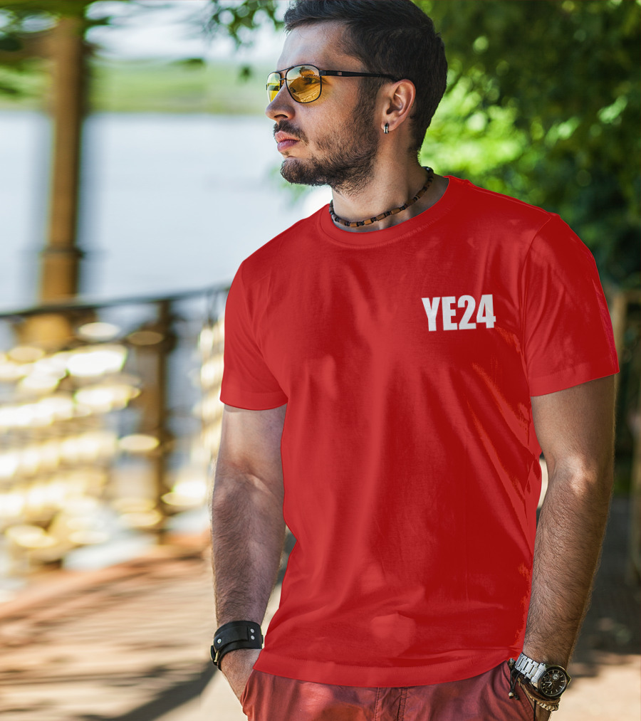 Ye24 Donda's Place Campaign Text White T-Shirt