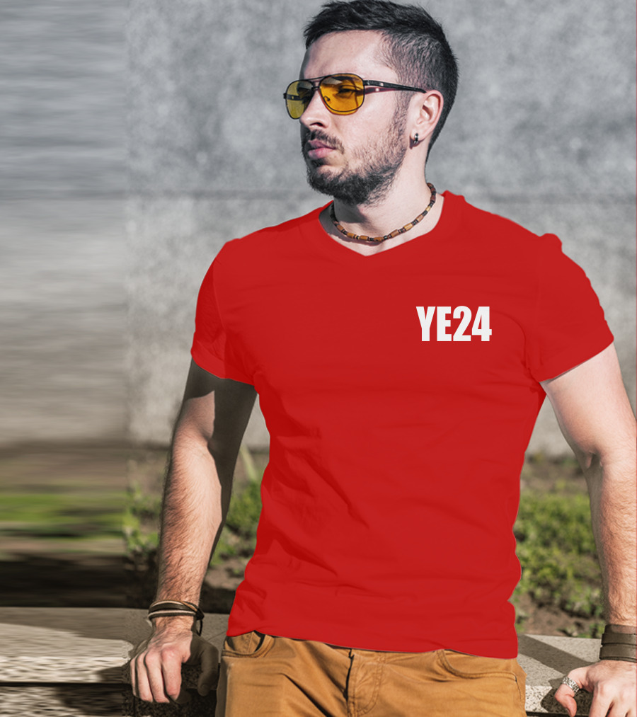 Ye24 Donda's Place Campaign Text White T-Shirt