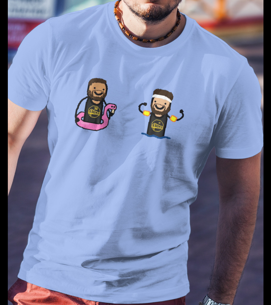 NBA Paint Splash Brothers Floating Fun 30 T-Shirt