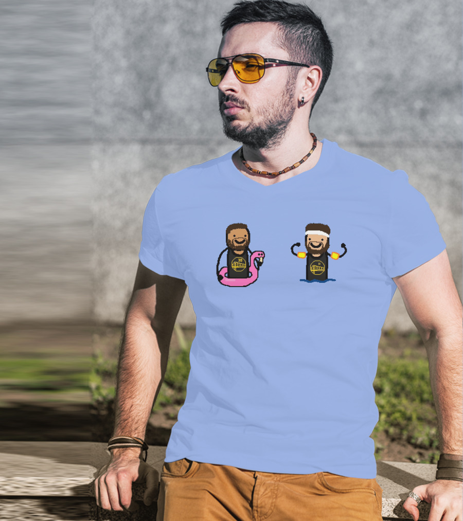 NBA Paint Splash Brothers Floating Fun 30 T-Shirt
