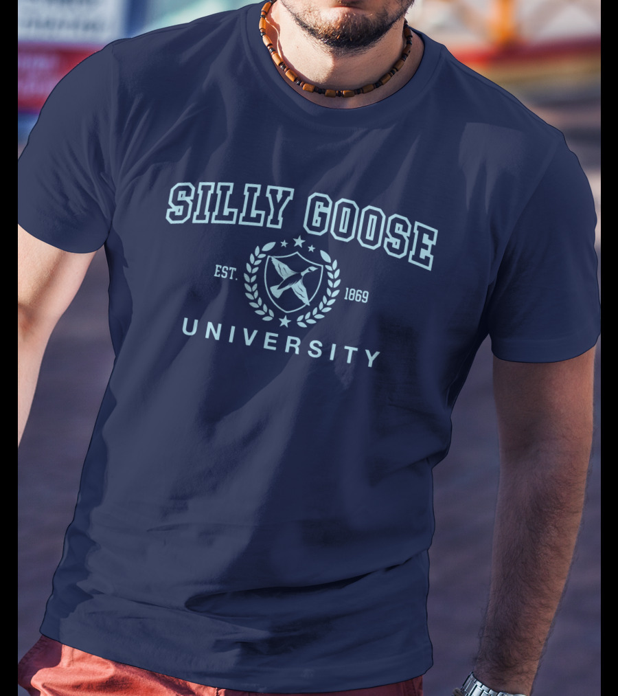 Silly Goose University Est 1869 Laurel Crest T-Shirt