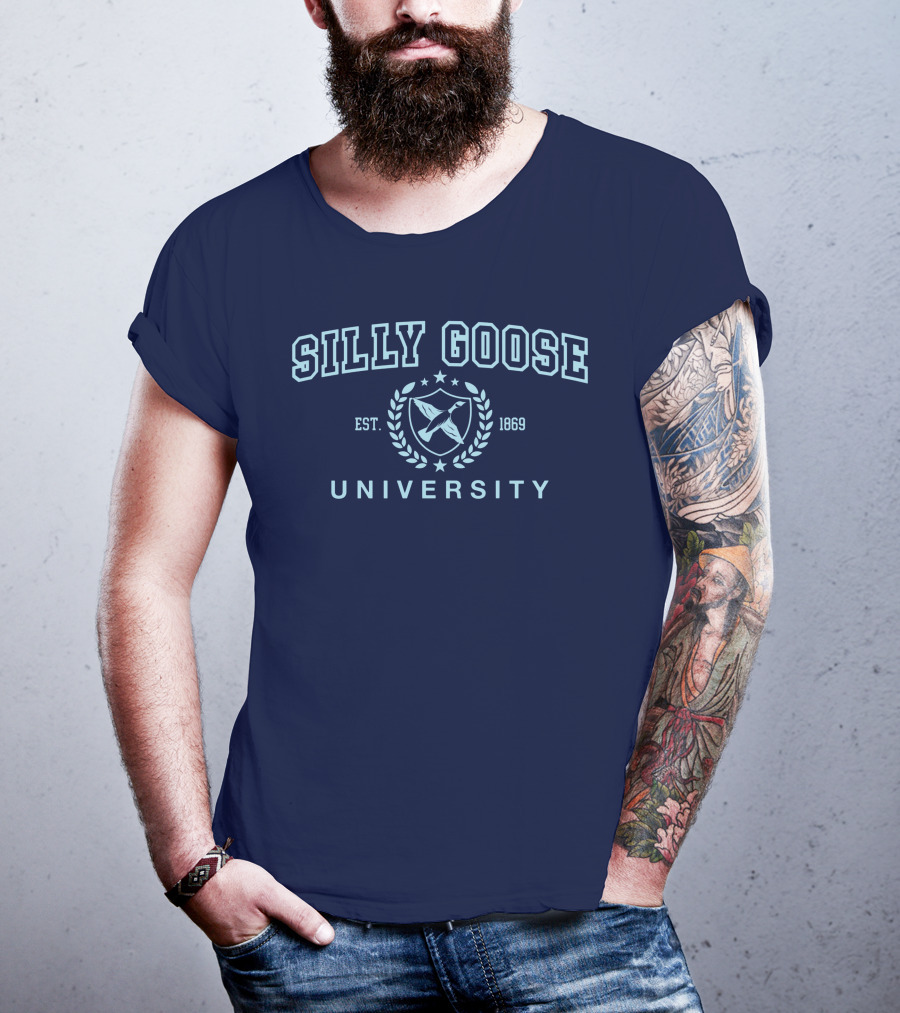 Silly Goose University Est 1869 Laurel Crest T-Shirt