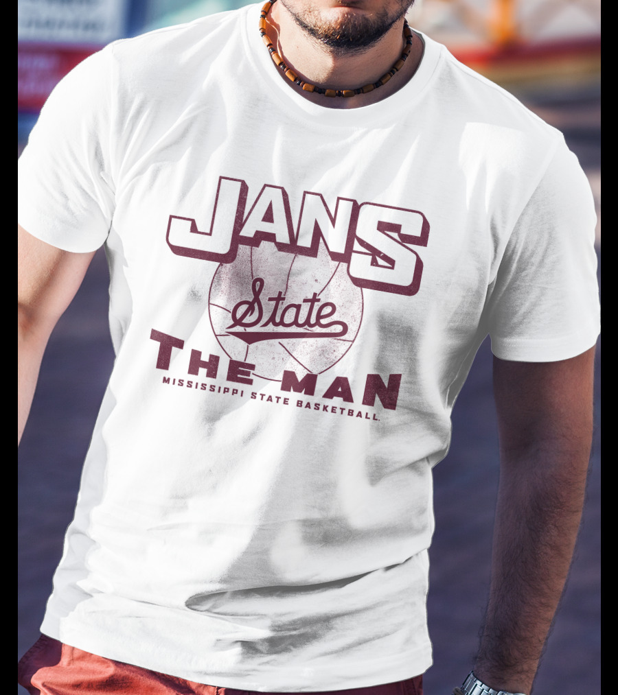 Jans State The Man Mississippi State Basketball T-Shirt
