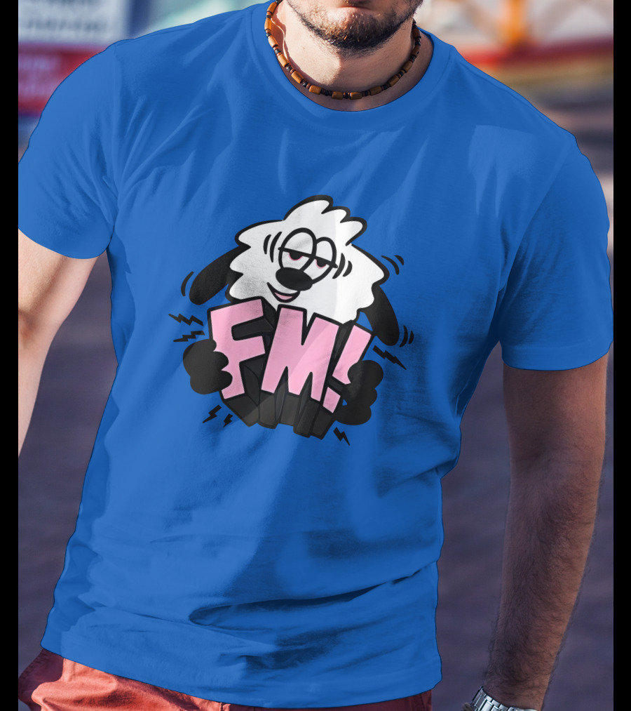 Vs X Verdy FM Cartoon Sheep Complex Con Blue T-Shirt