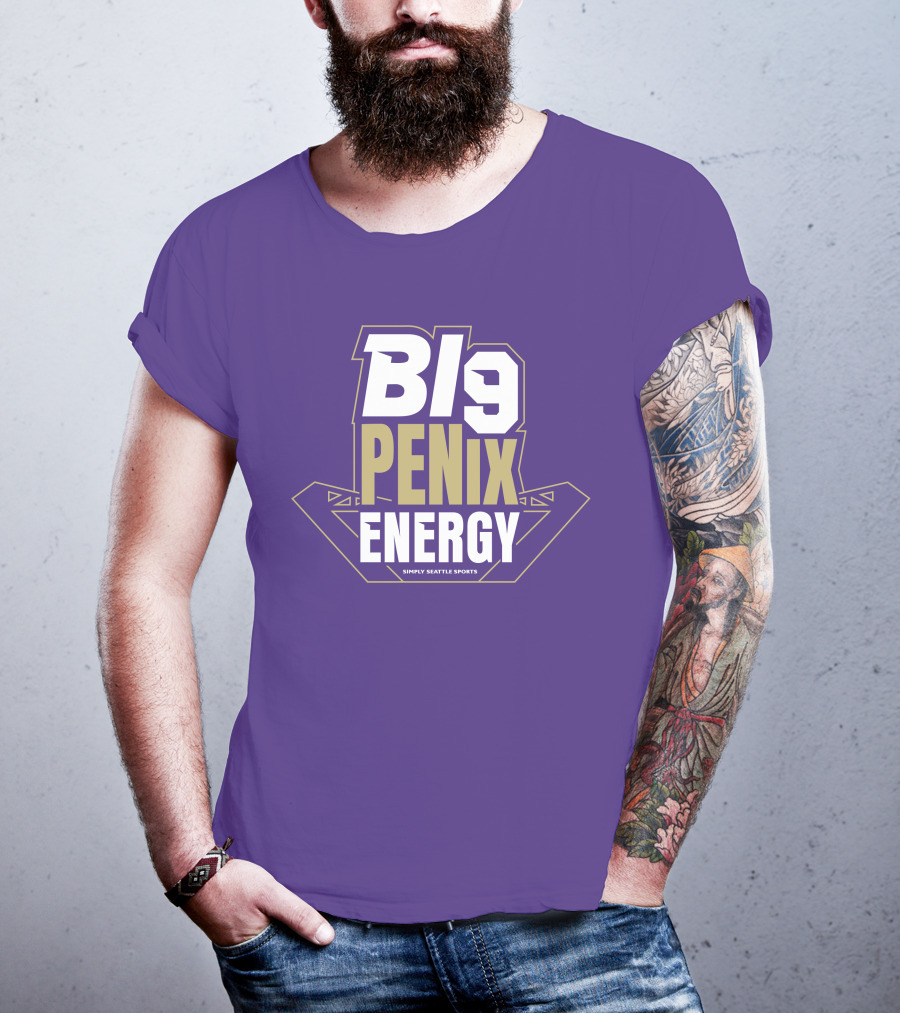 Big Penix Energy Simply Seattle Sports T-Shirt