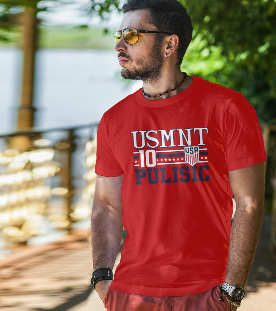 USMNT Pulisic 10 USA Soccer Stars T-Shirt