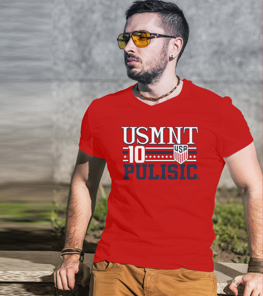USMNT Pulisic 10 USA Soccer Stars T-Shirt