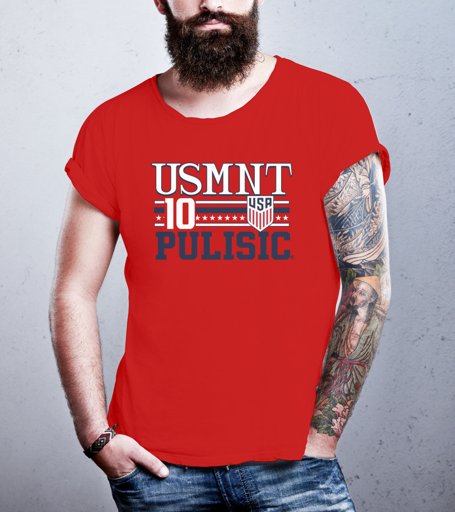 USMNT Pulisic 10 USA Soccer Stars T-Shirt