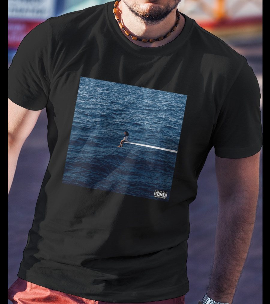 I Survived The Sza Drought SOS Album Cover Ocean T-Shirt