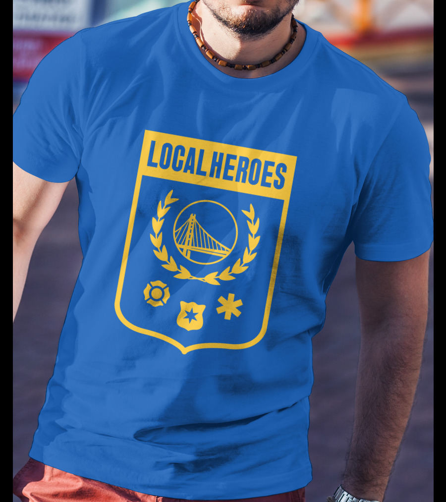 Local Heroes Badge With Bridge And Emblems T-Shirt