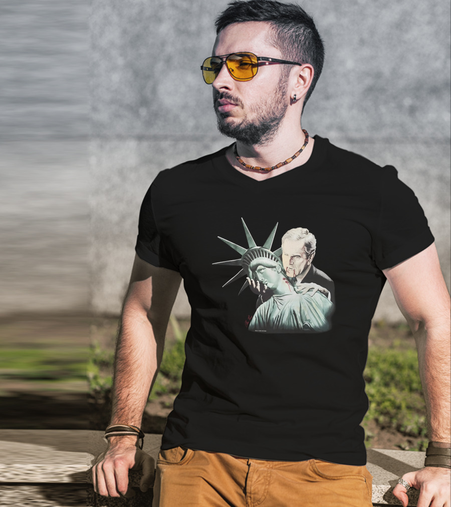 2005 George Bush Alex Ross Vampire Lady Liberty Sean Wotherspoon Vintage Rap T-Shirt