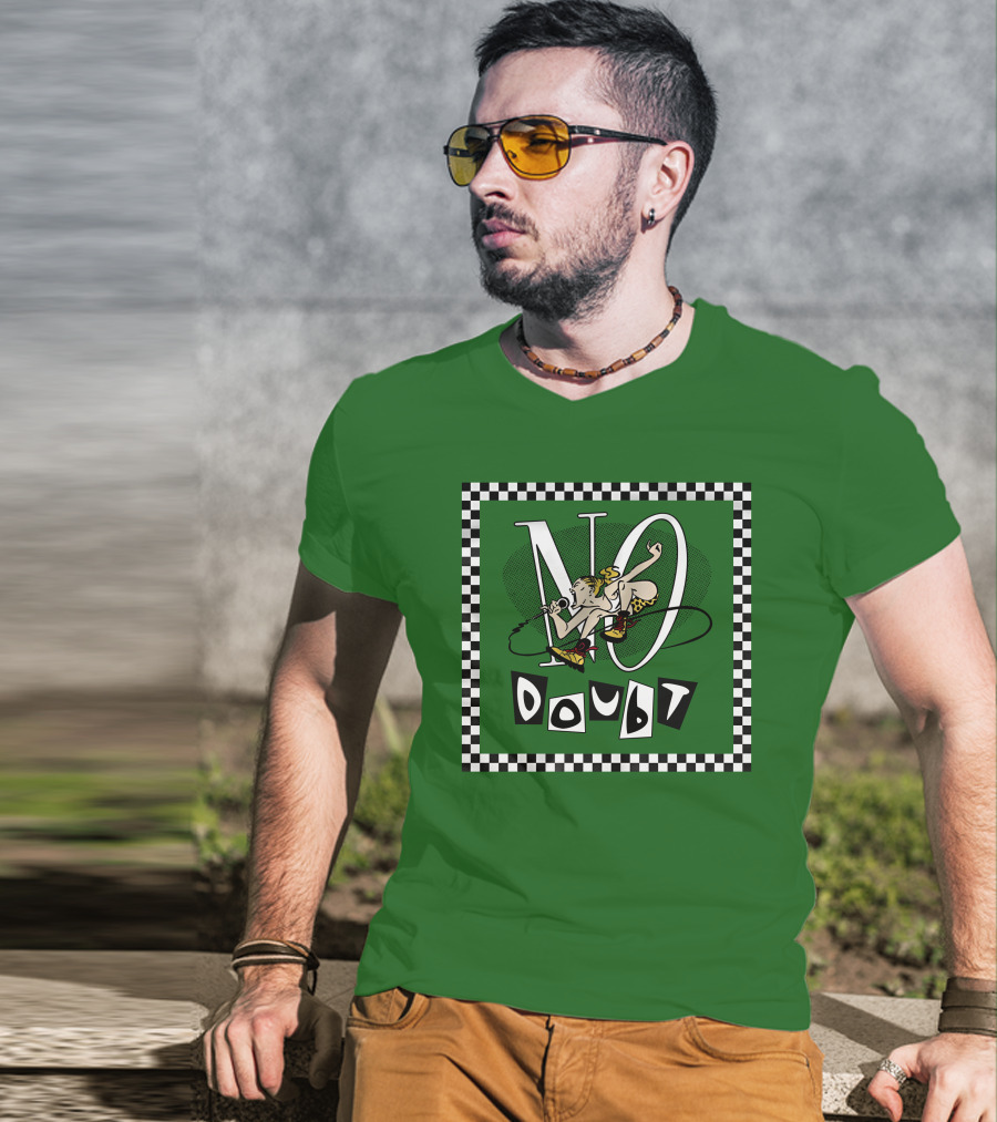 No Doubt Trapped In A Box Checkered T-Shirt